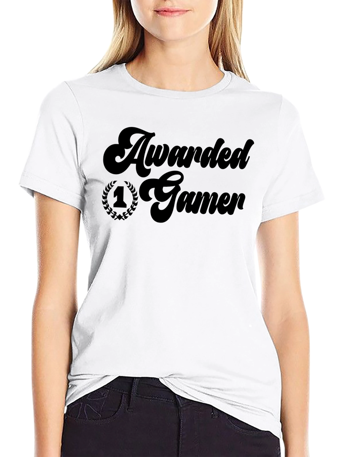 Awarded Gamer Black T-Shirt - Premium Gaming Apparel