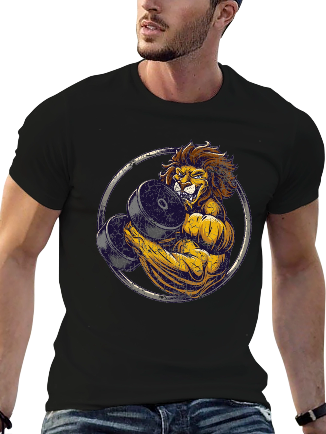 Lion Bodybuilding T-Shirt