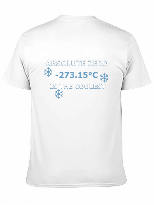 Absolute Zero Coolest Physics Humor Graphic Tee