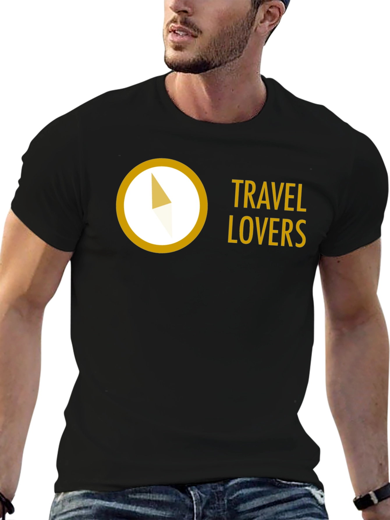 Travel Lovers Compass T-Shirt - Adventure Ready!
