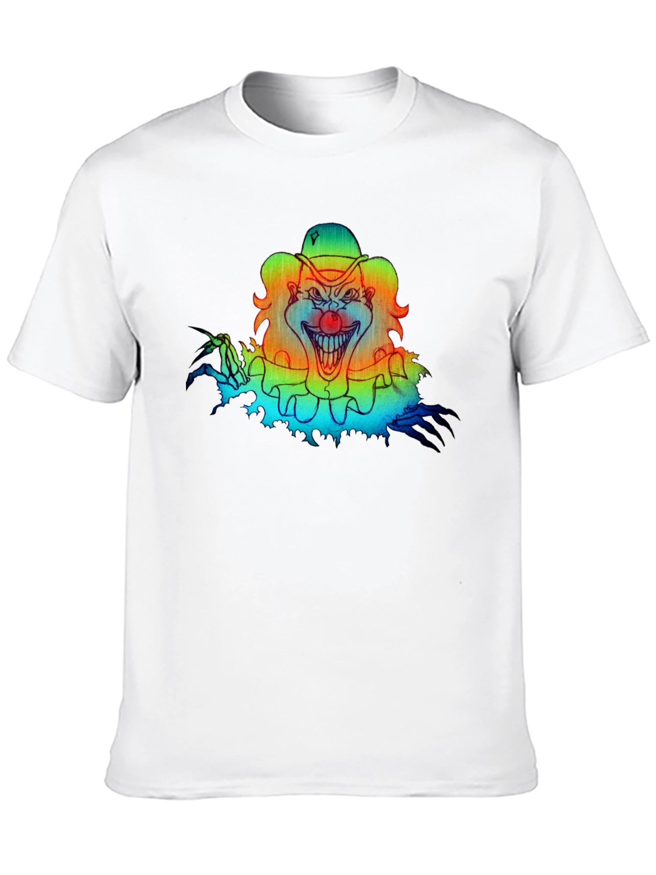 Scary Clown Graphic Tee - Black T-Shirt