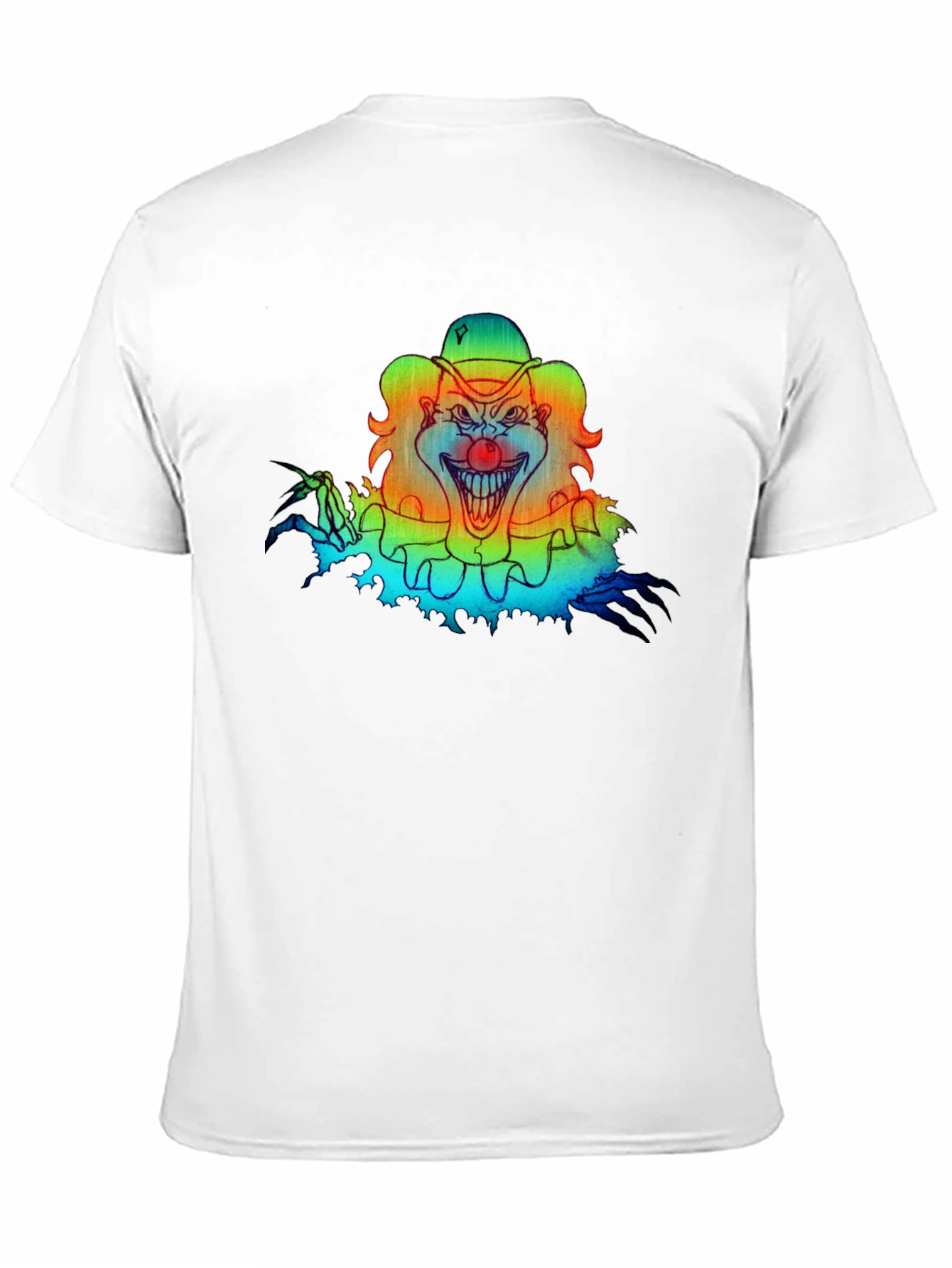 Scary Clown Graphic Tee - Black T-Shirt