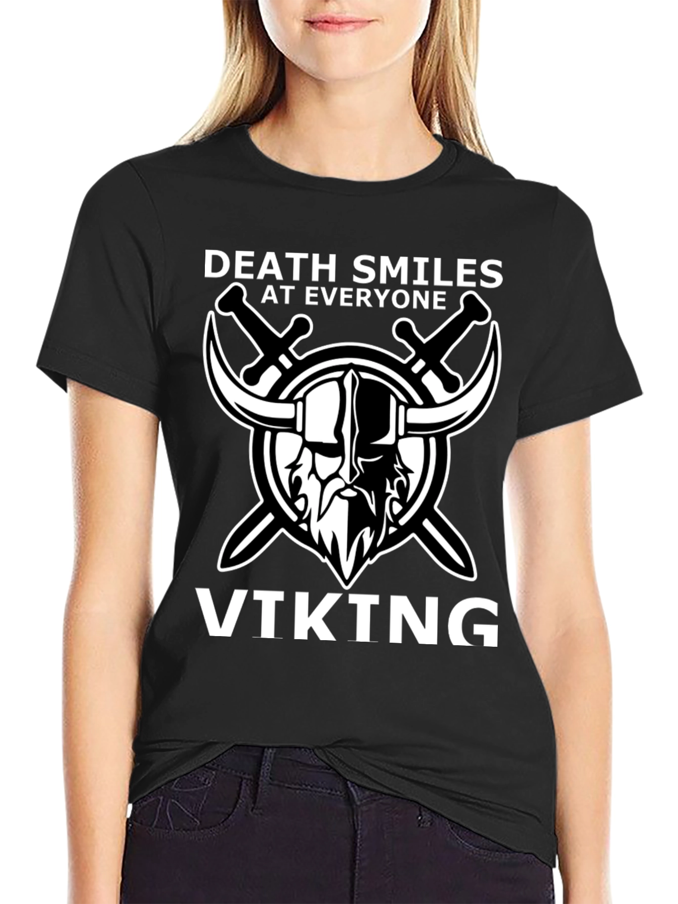 Death Smiles At Everyone - Viking T-Shirt