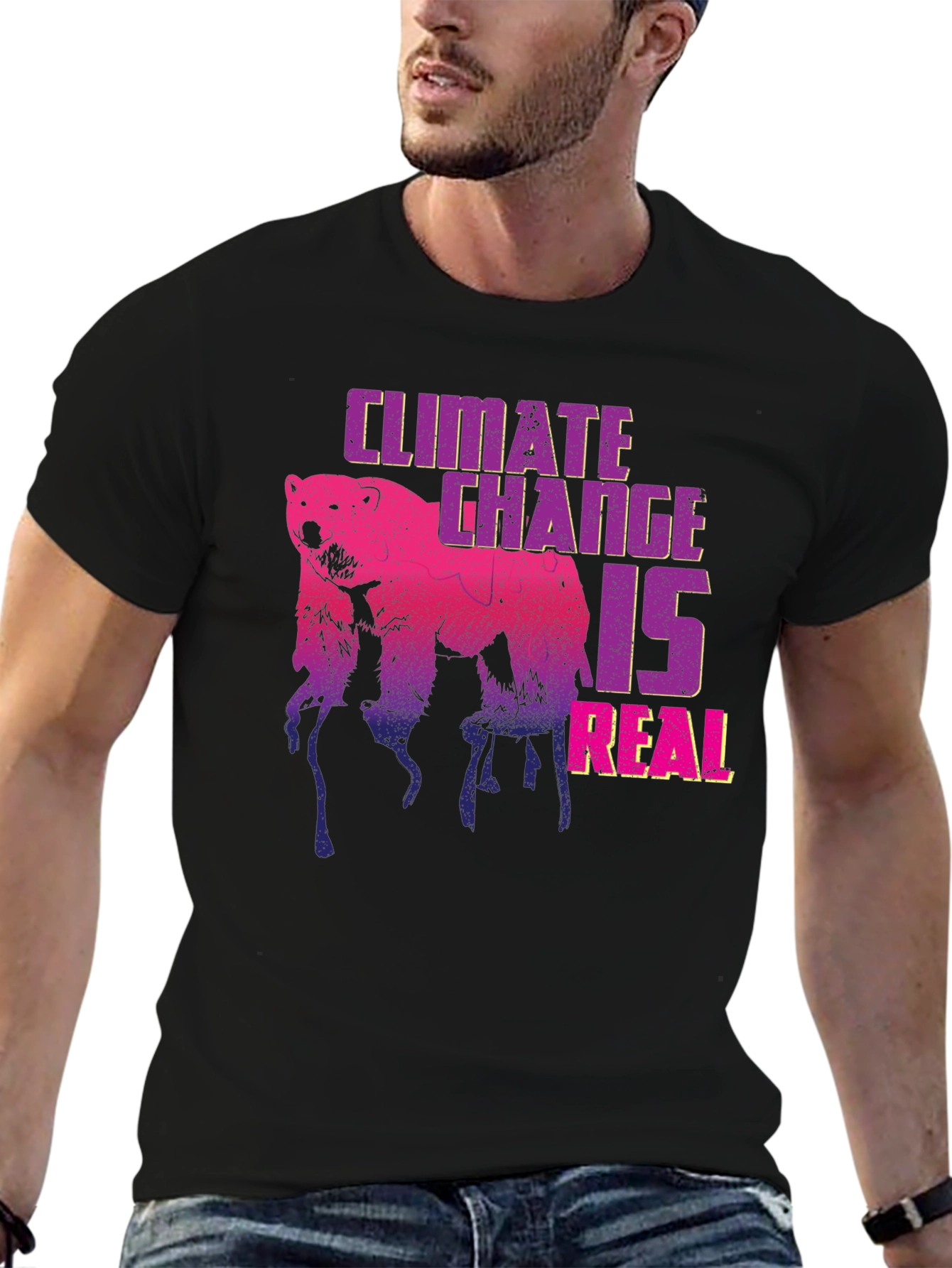 Climate Change Bear Graphic Tee