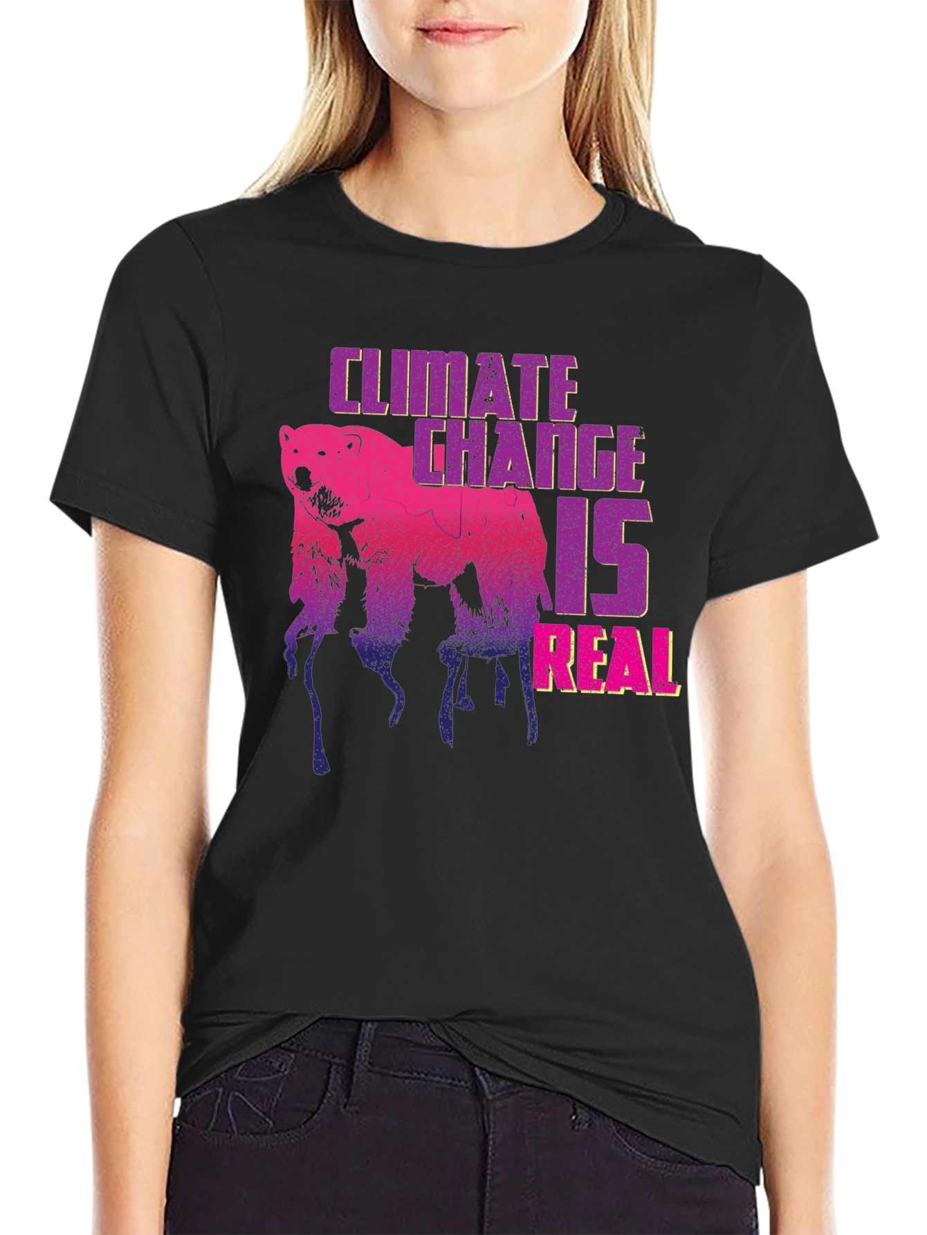 Climate Change Bear Graphic Tee