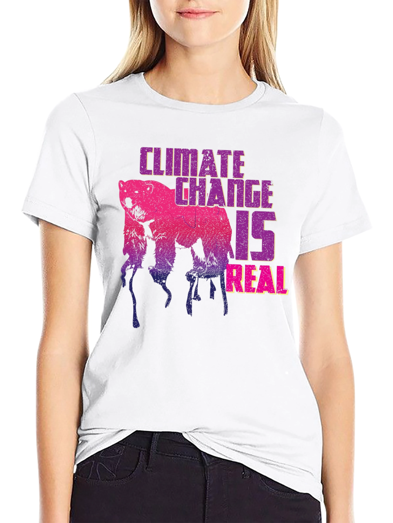 Climate Change Bear Graphic Tee