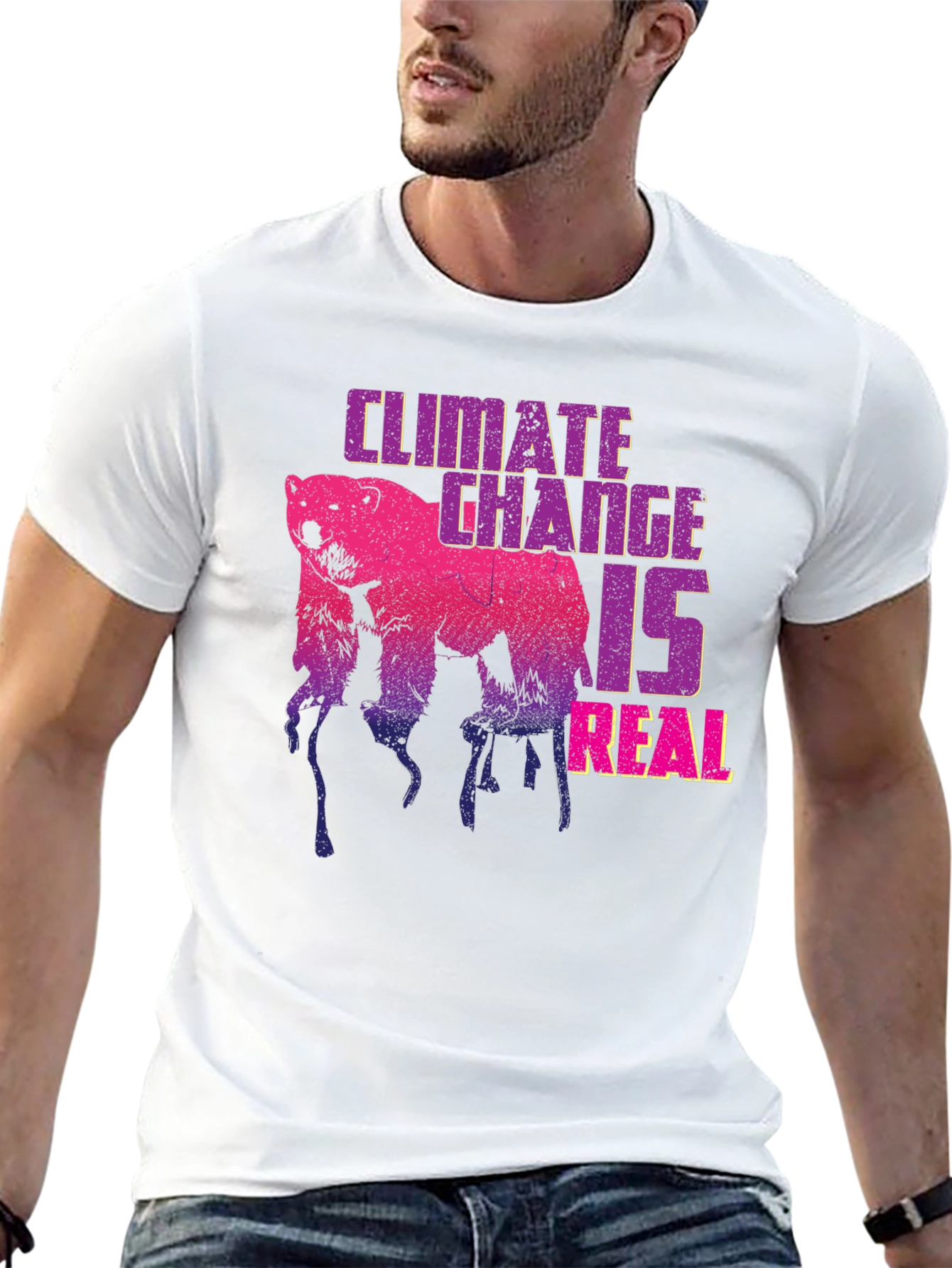 Climate Change Bear Graphic Tee