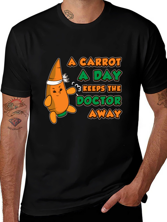 A Carrot a Day T-Shirt - Funny Health Tee