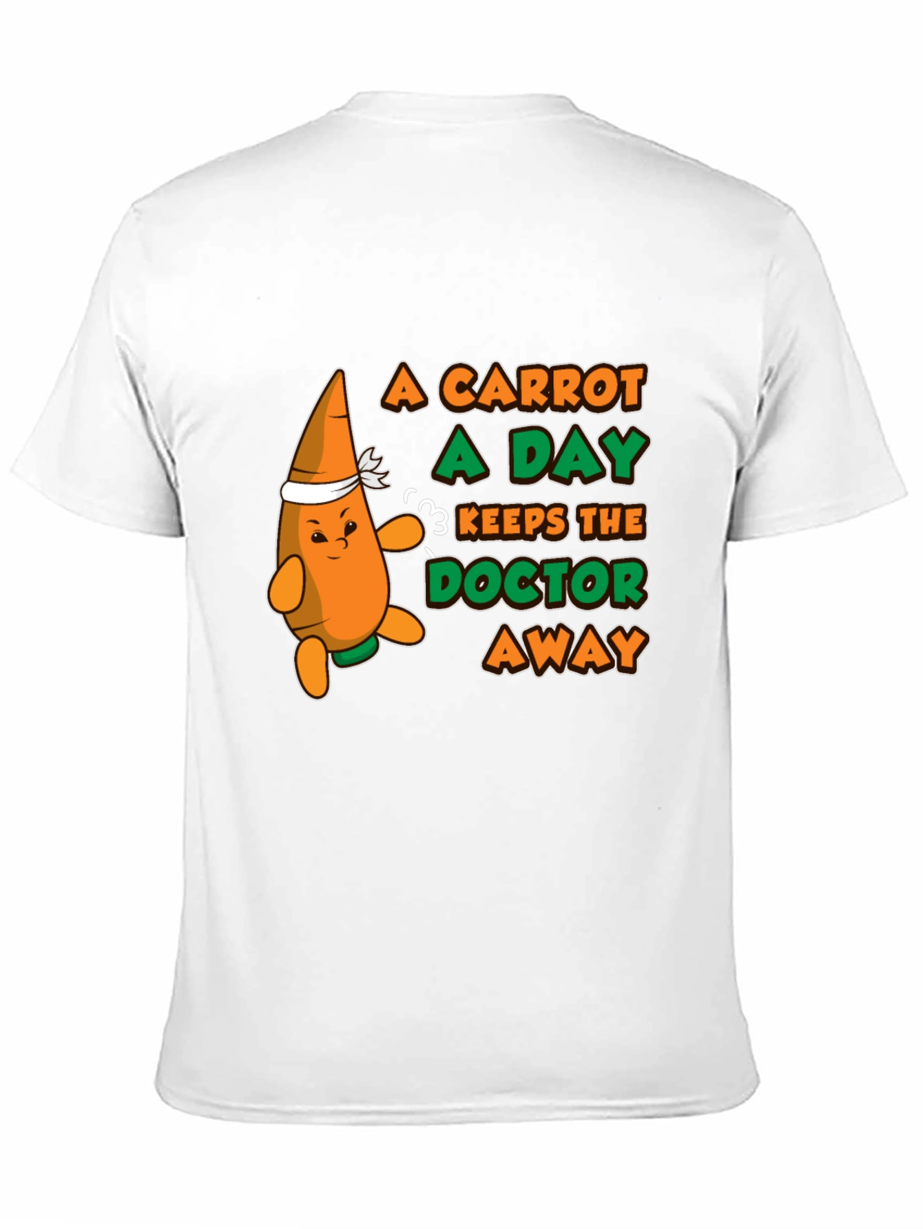 A Carrot a Day T-Shirt - Funny Health Tee