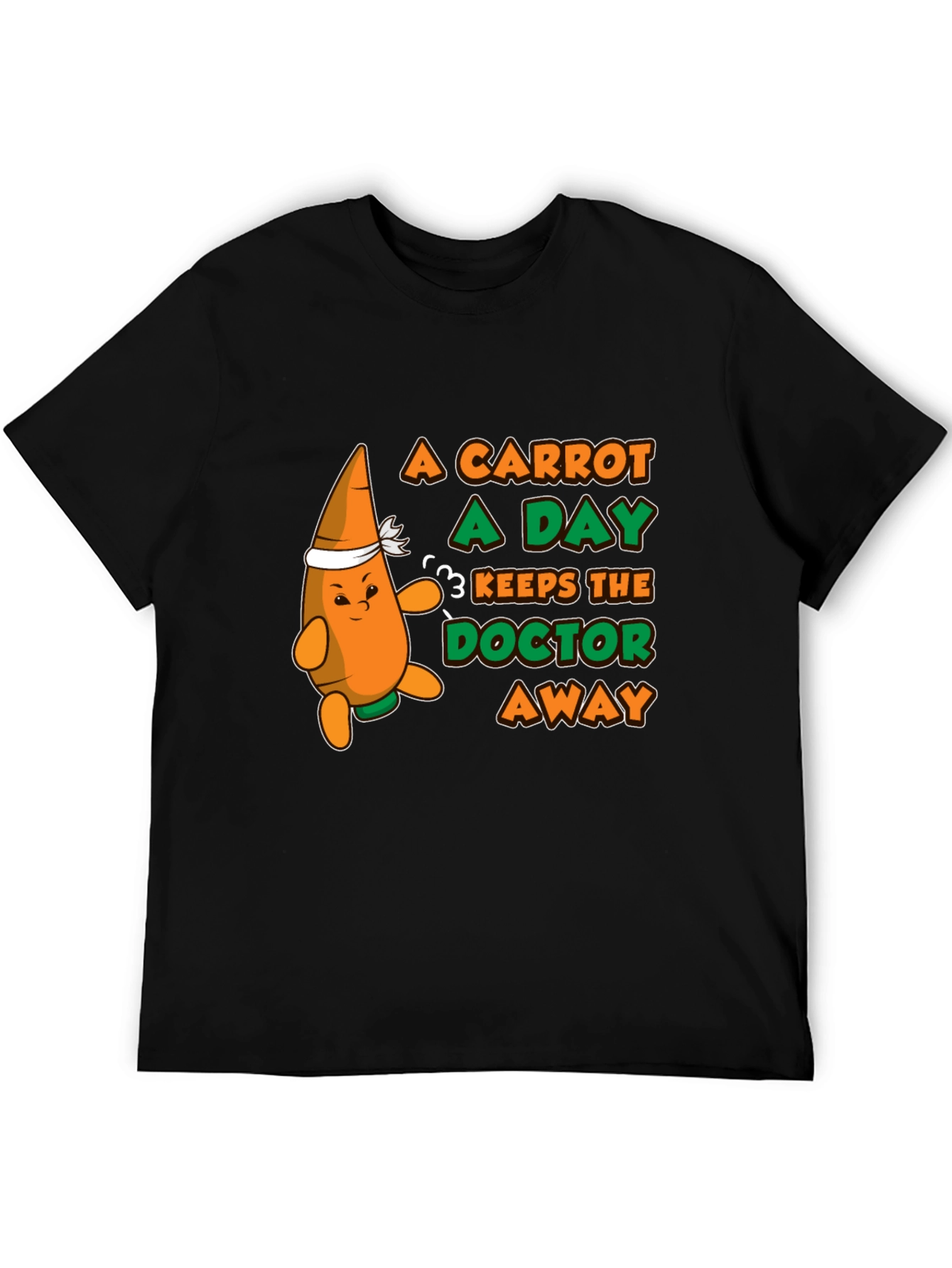 A Carrot a Day T-Shirt - Funny Health Tee