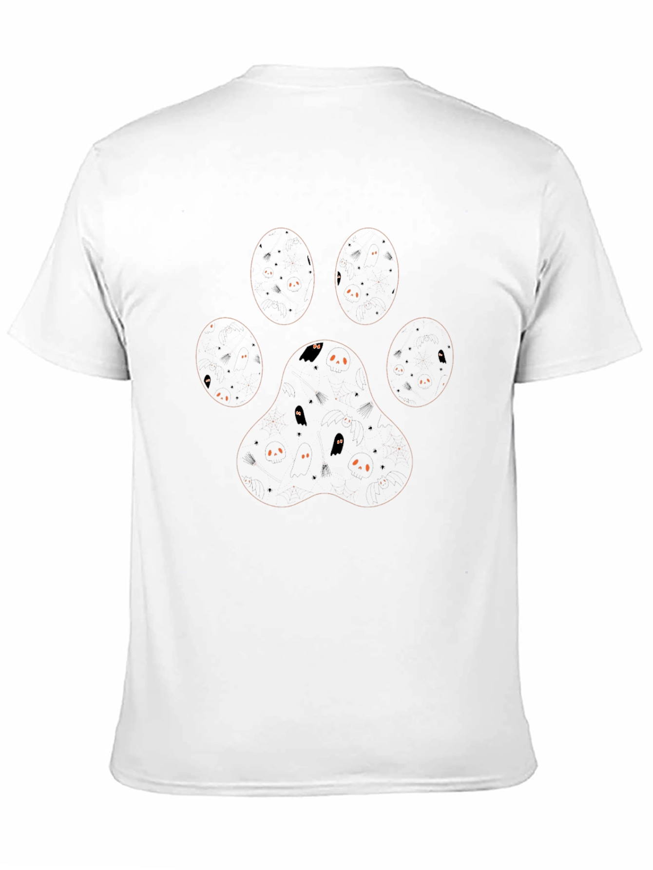 Dog Paw Print T-Shirt - Unique Design