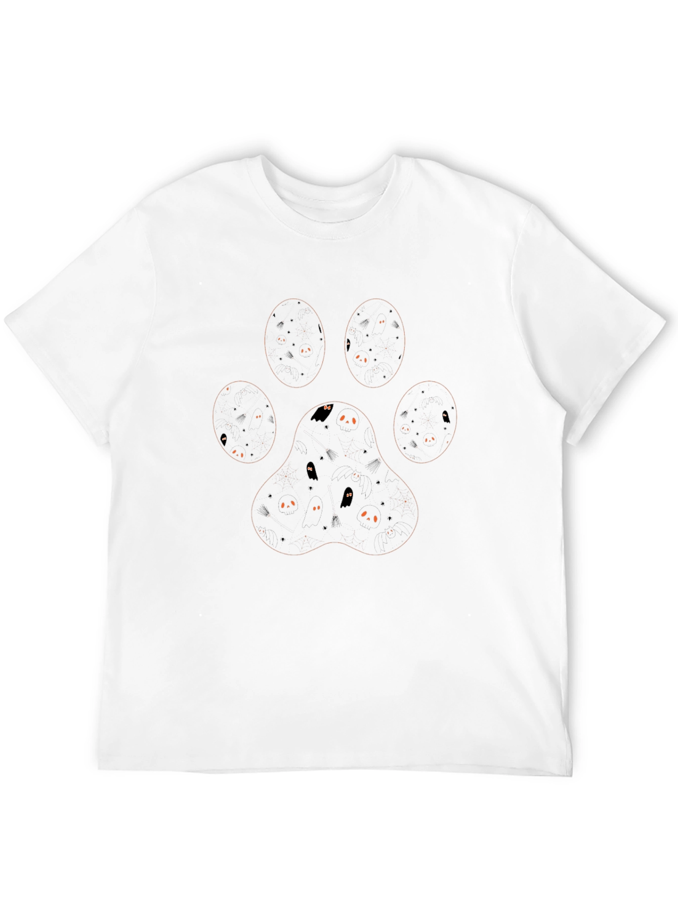 Dog Paw Print T-Shirt - Unique Design