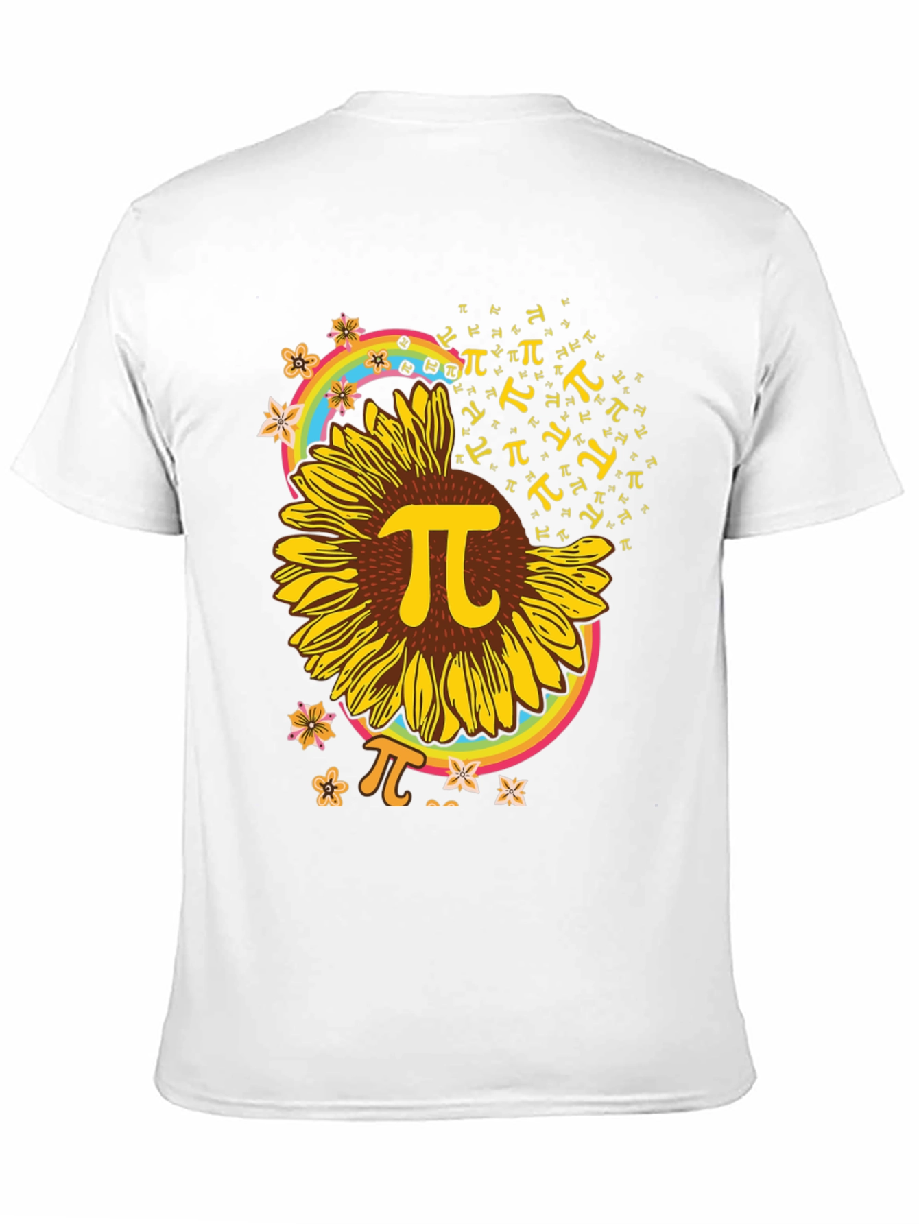 Sunflower Pi Symbol Graphic T-Shirt