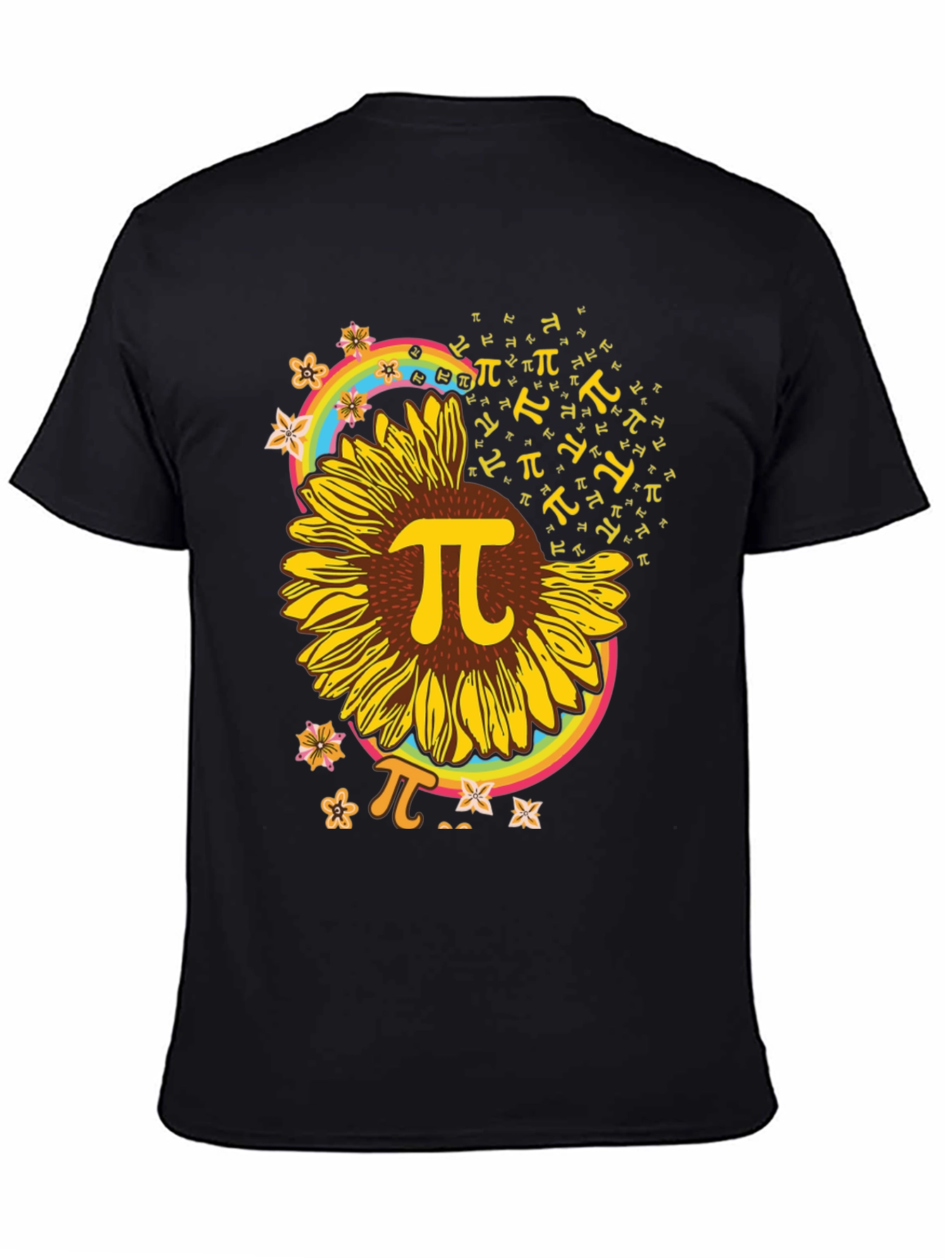 Sunflower Pi Symbol Graphic T-Shirt