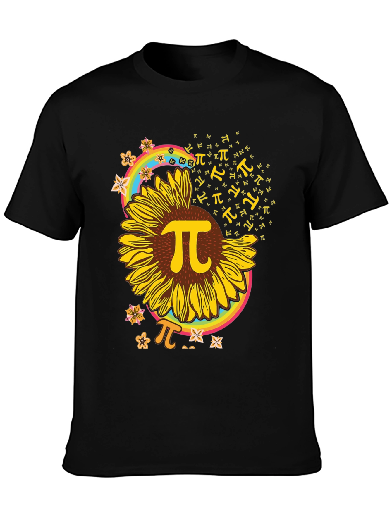 Sunflower Pi Symbol Graphic T-Shirt