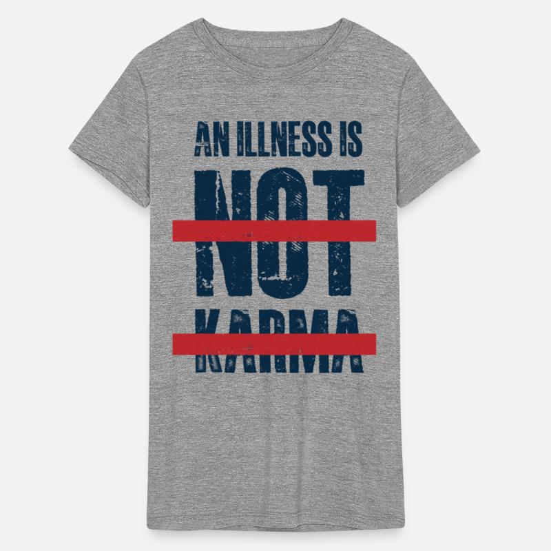 Illness Is Not Karma Words Design