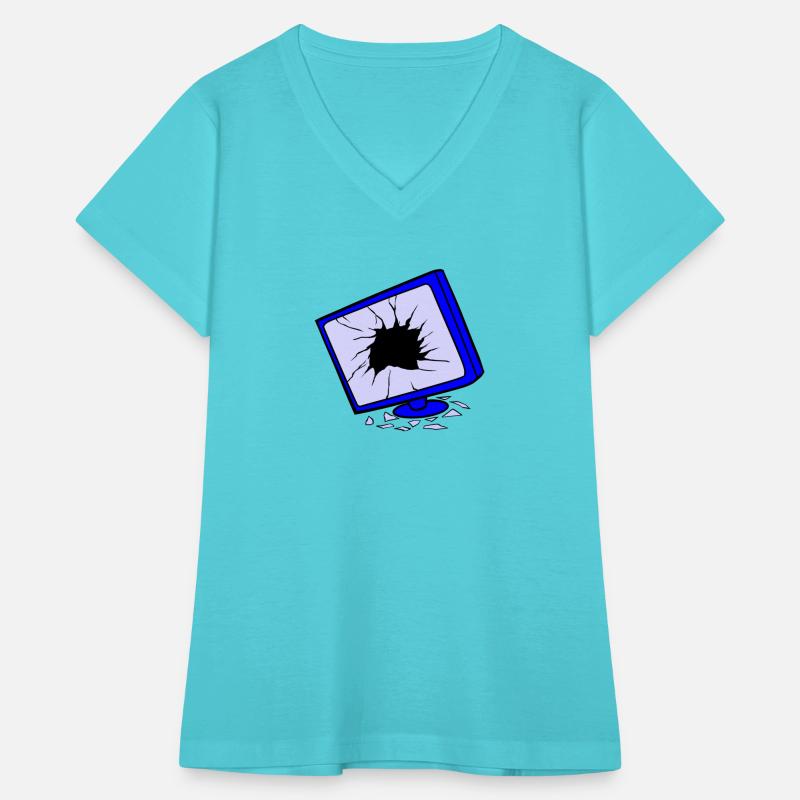 Illustration Logo – Broken Monitor