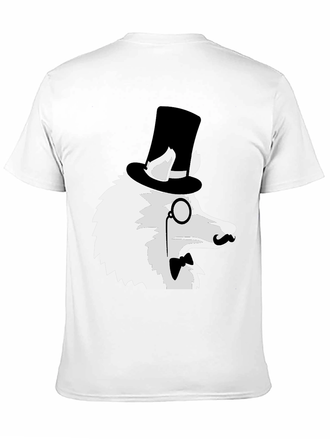 Dapper Dog T-Shirt: Top Hat Monocle Bow Tie