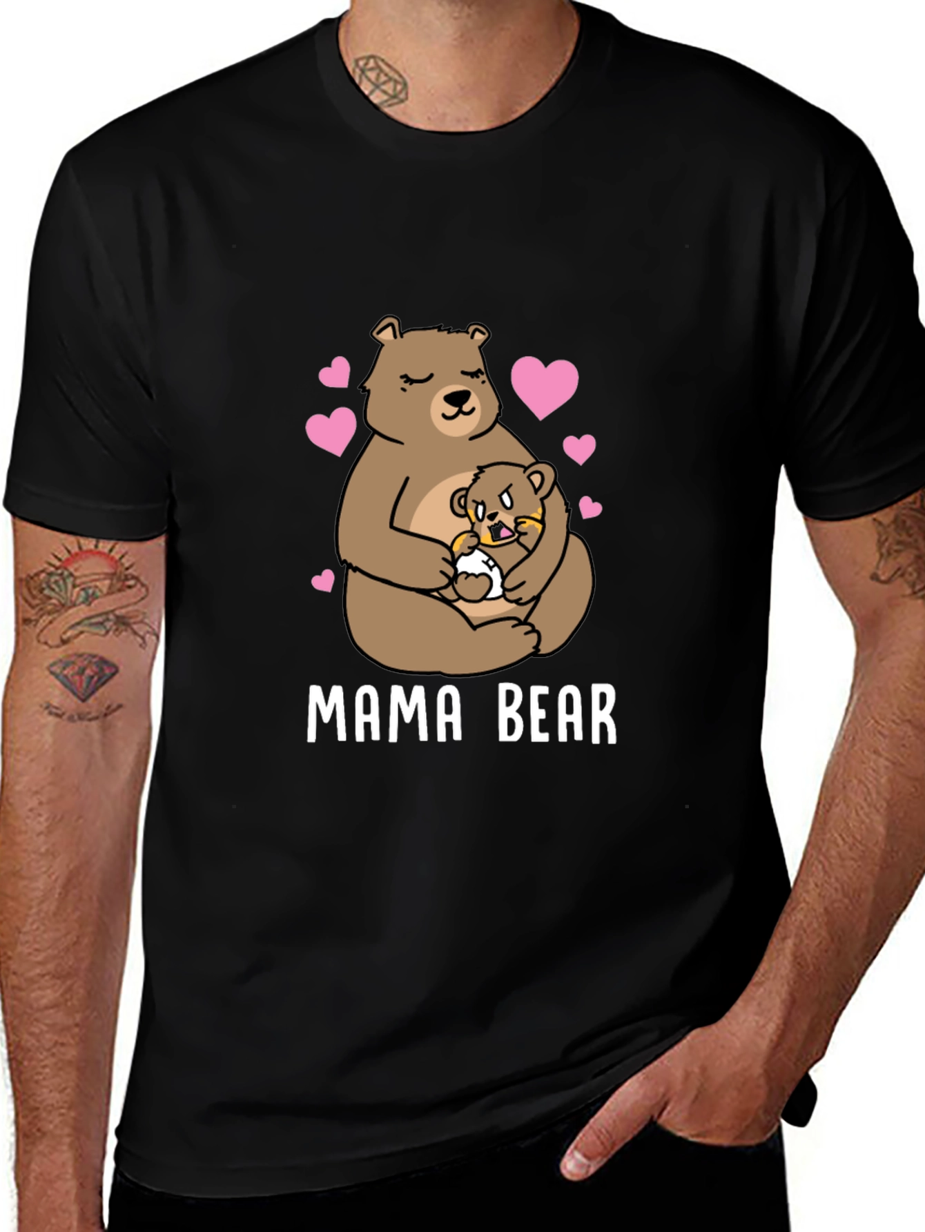 Mama Bear T-Shirt - Cute Graphic Tee