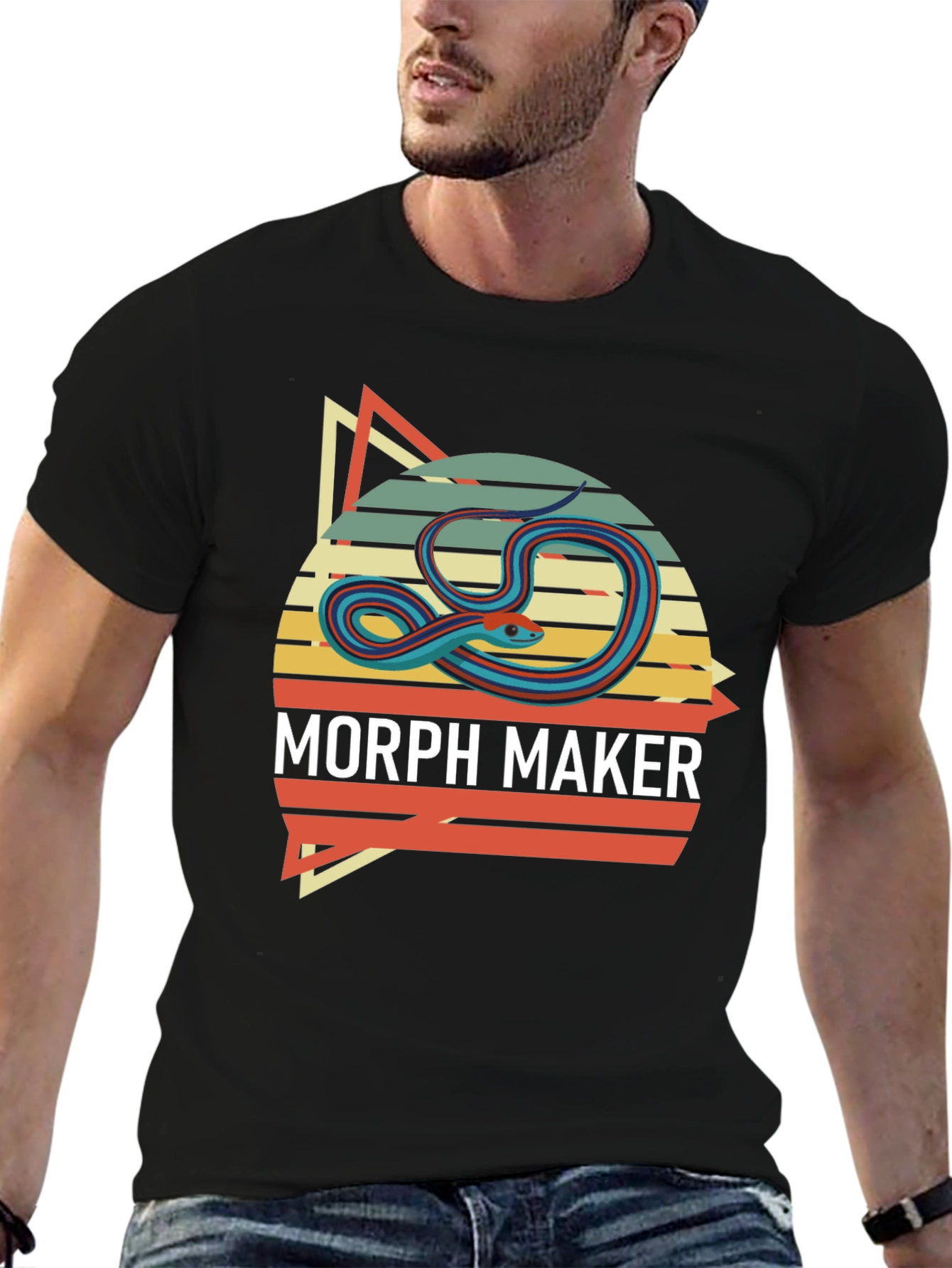 Morph Maker T-Shirt - Retro Snake Design