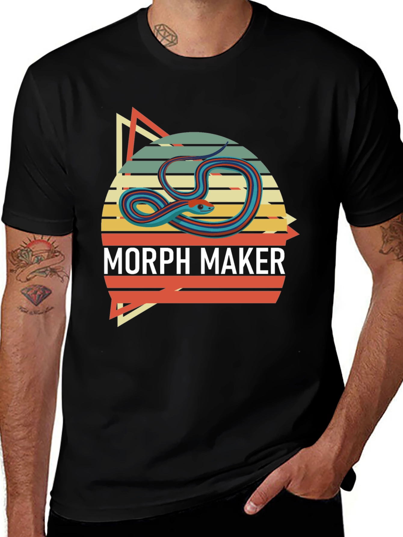 Morph Maker T-Shirt - Retro Snake Design