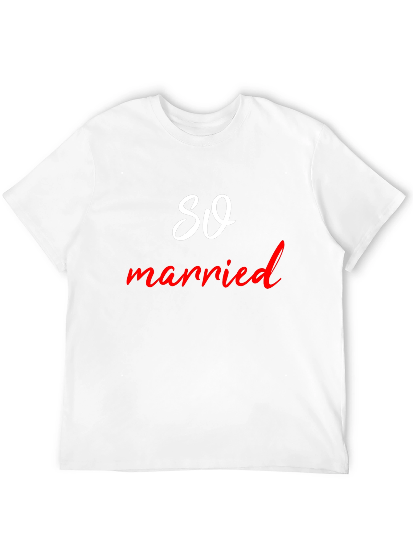So Married Tee - Black Cotton Blend