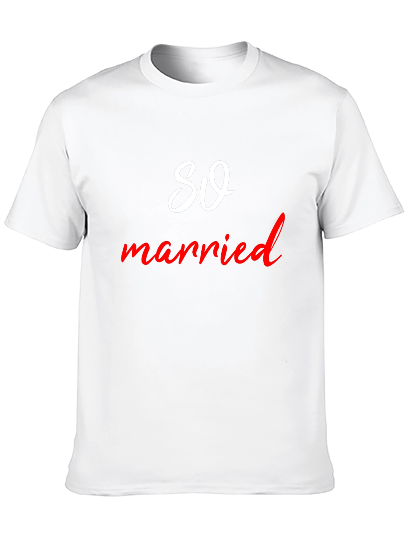 So Married Tee - Black Cotton Blend