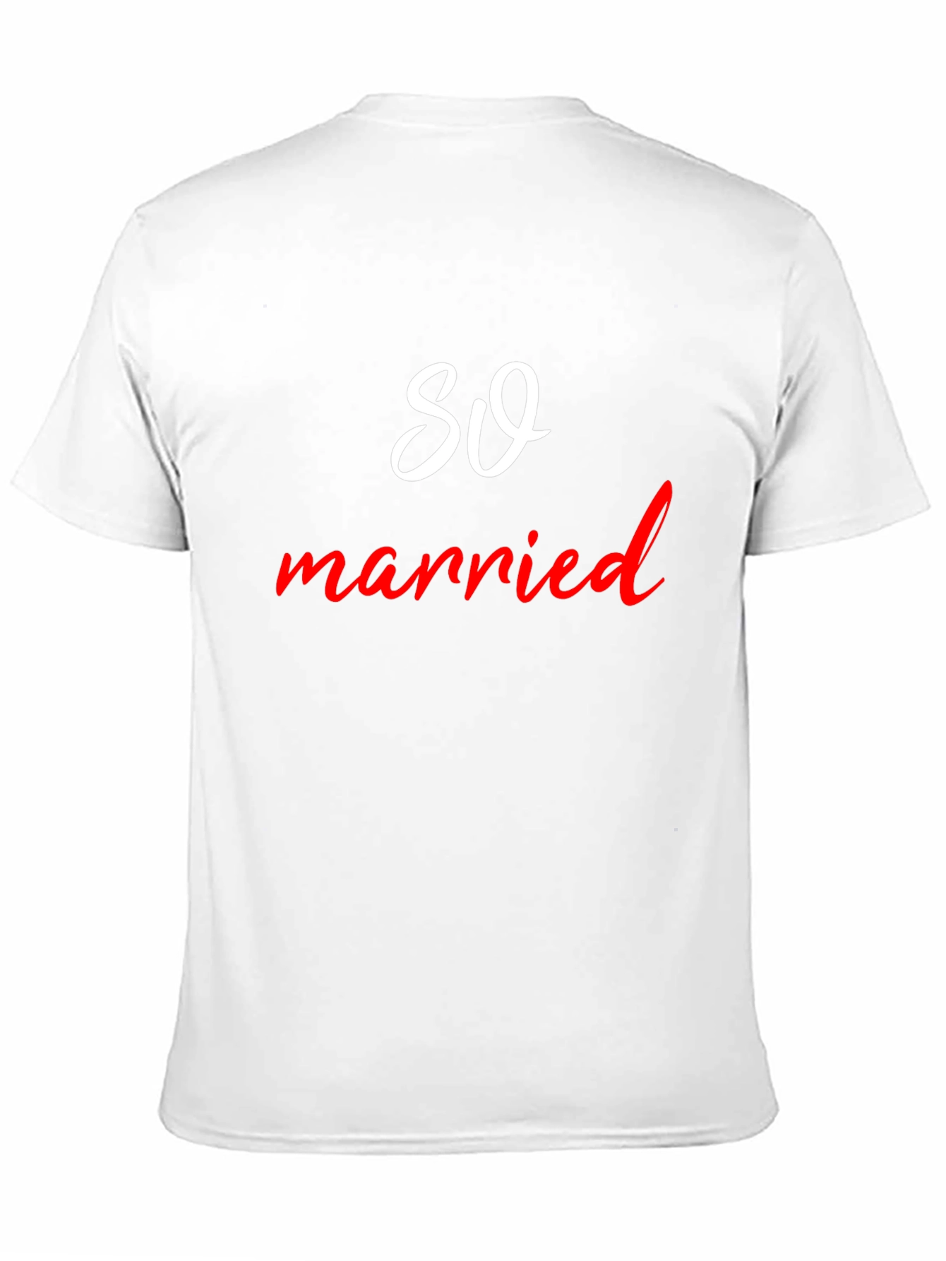 So Married Tee - Black Cotton Blend
