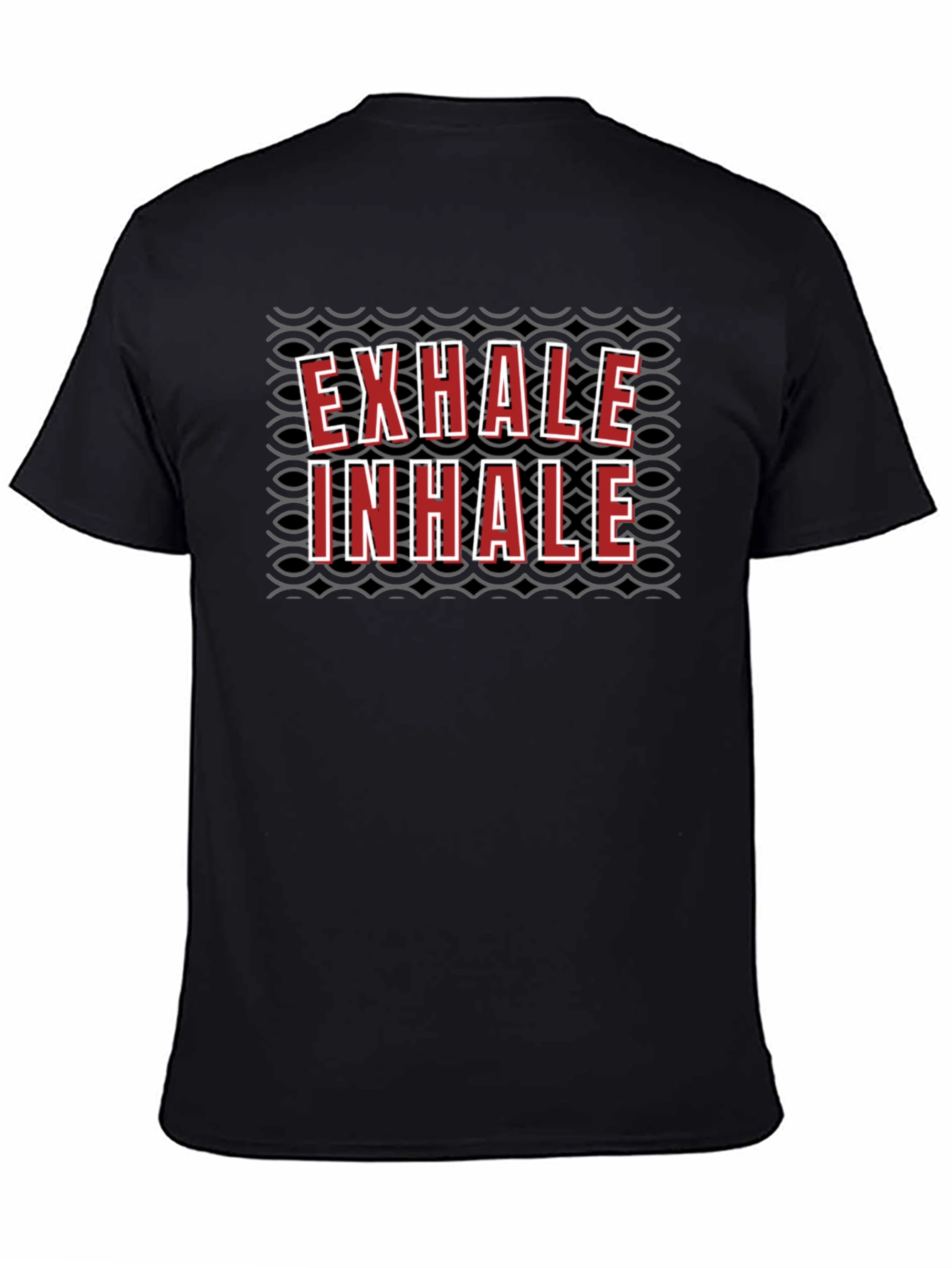 Exhale Inhale Graphic T-Shirt - Breathwork Design