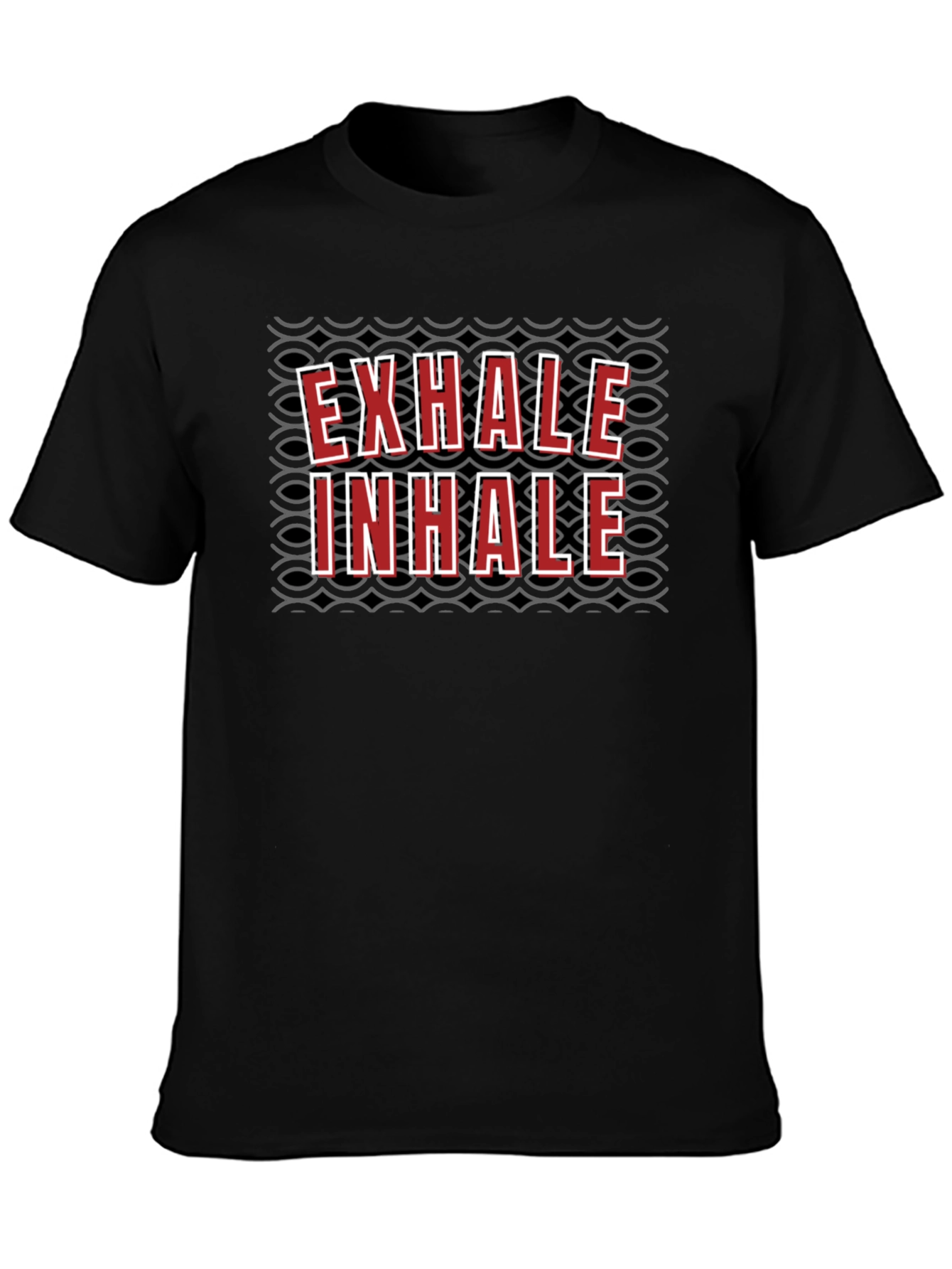 Exhale Inhale Graphic T-Shirt - Breathwork Design