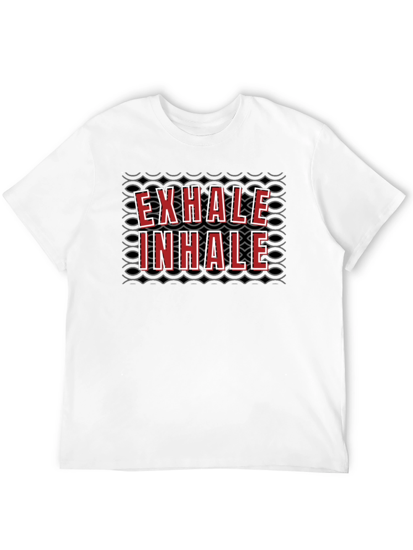 Exhale Inhale Graphic T-Shirt - Breathwork Design