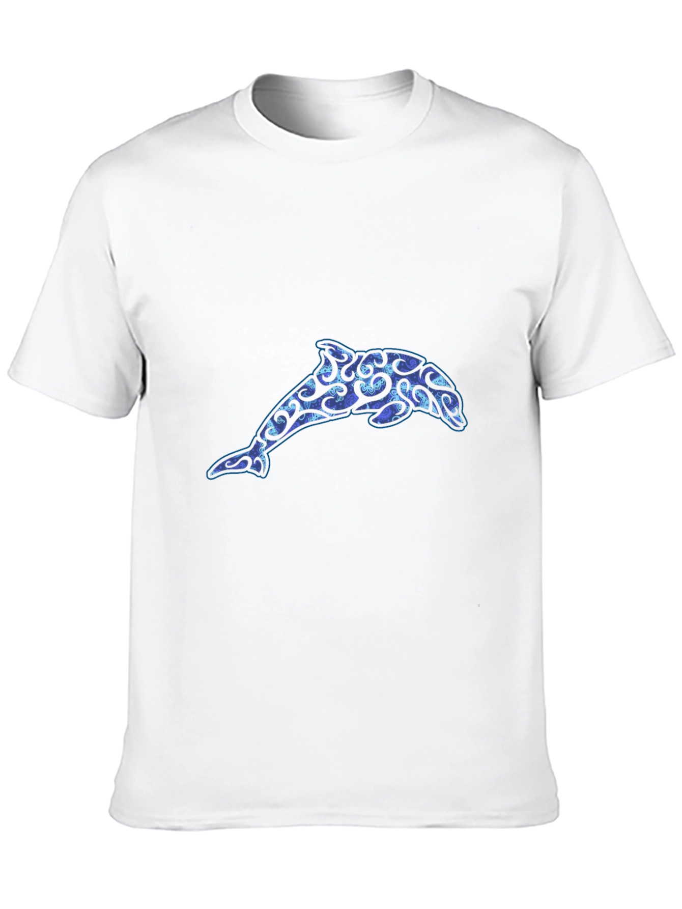 Dolphin T-Shirt - Black Graphic Tee