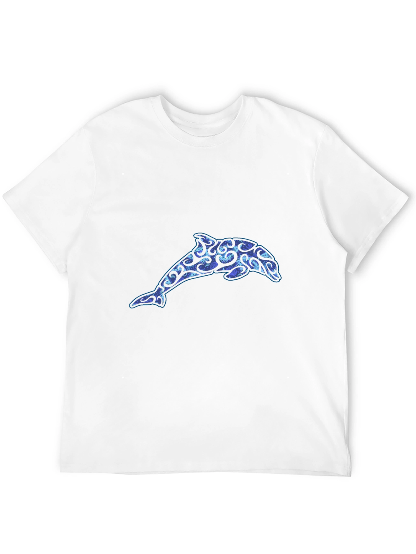 Dolphin T-Shirt - Black Graphic Tee