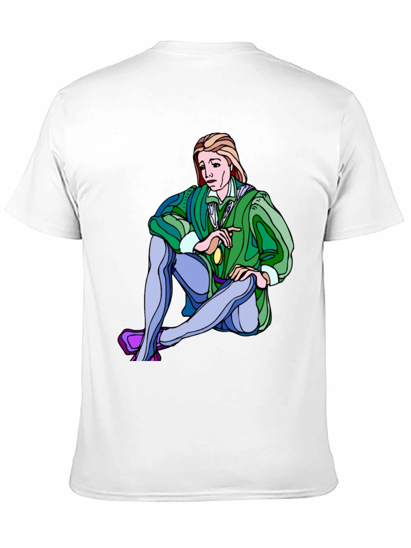 Renaissance Cartoon Graphic T-Shirt