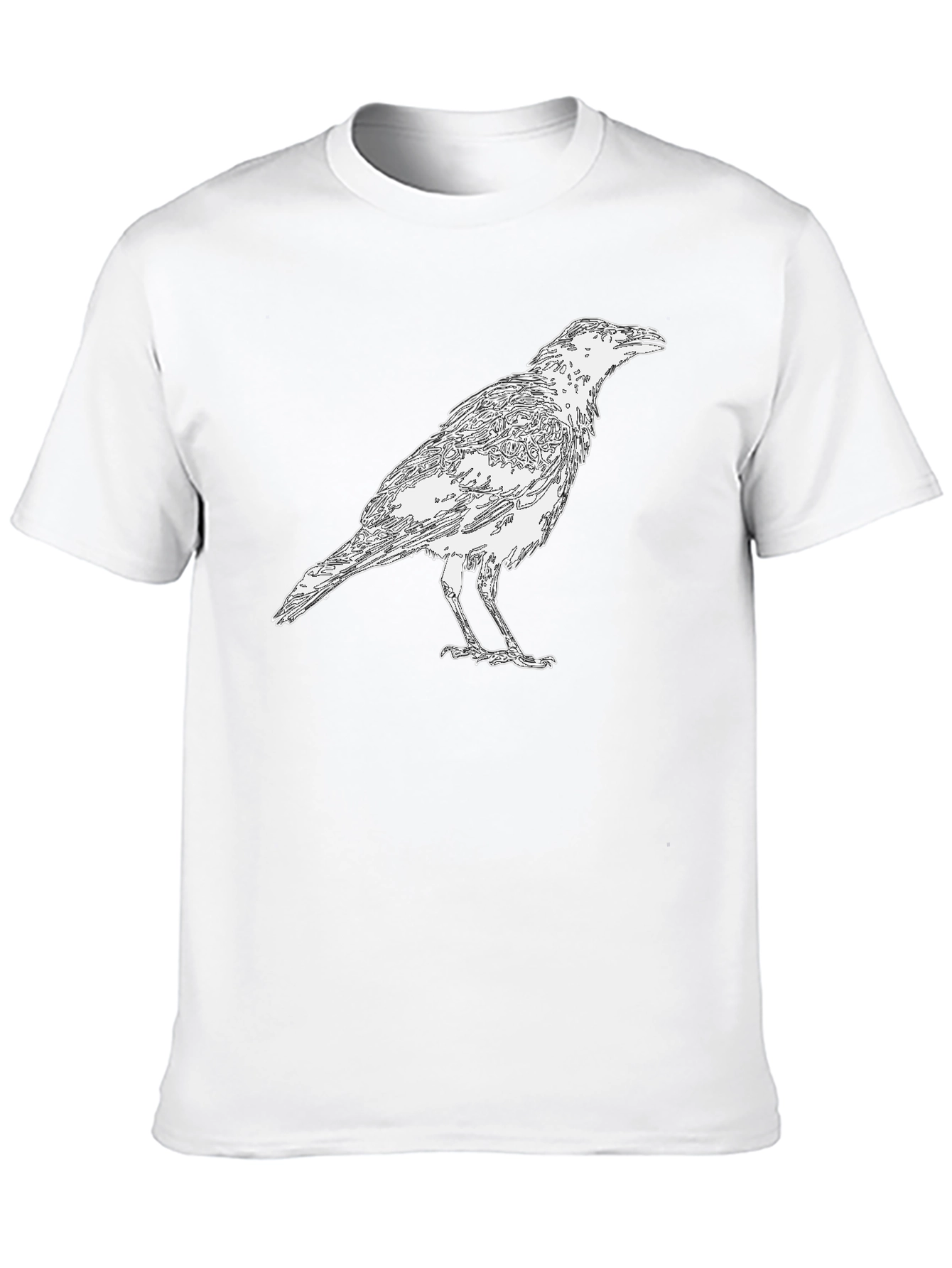 Raven Graphic Black T-Shirt
