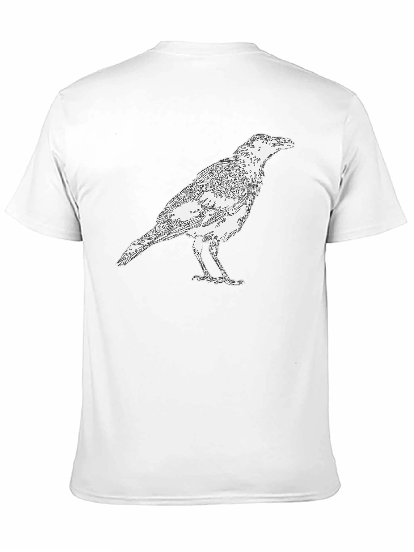 Raven Graphic Black T-Shirt