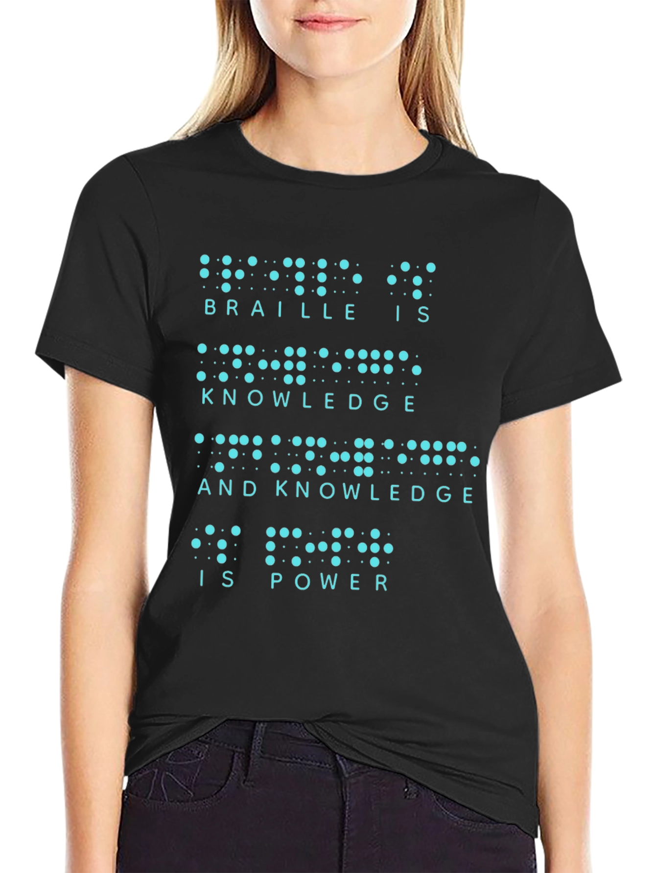 Braille is Knowledge T-Shirt