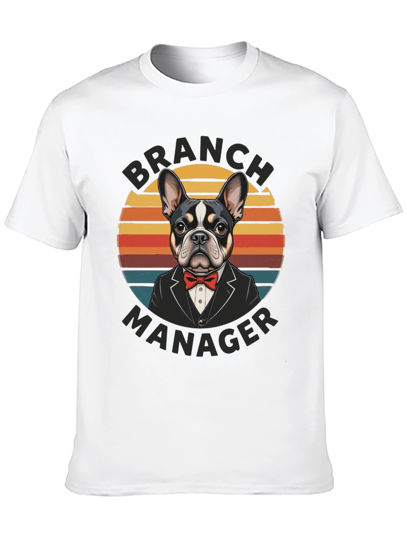 Branch Manager Dog Graphic Tee - Funny Canine Shirt