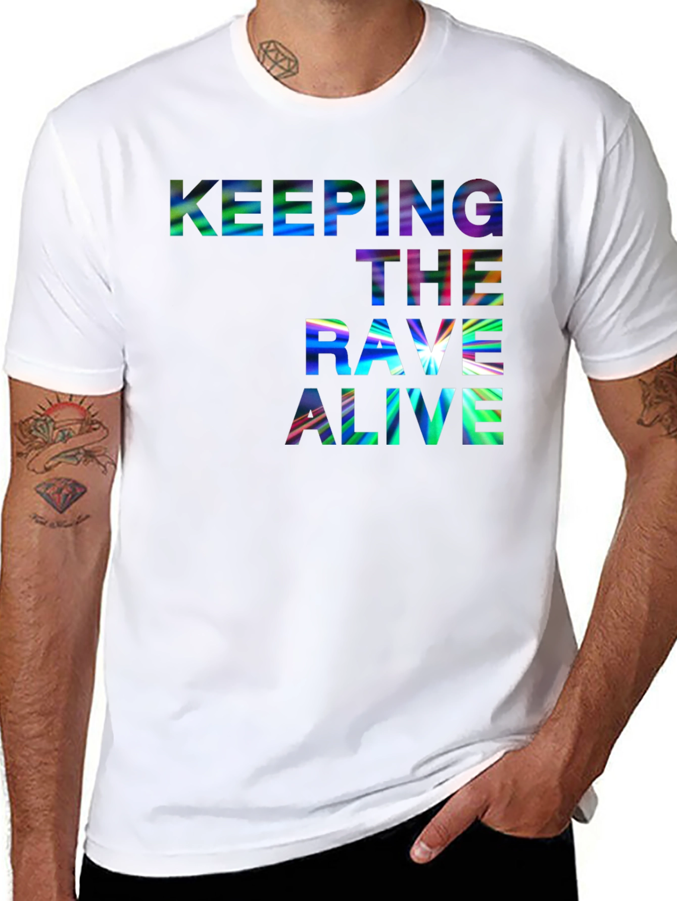 Keeping The Rave Alive Graphic T-Shirt