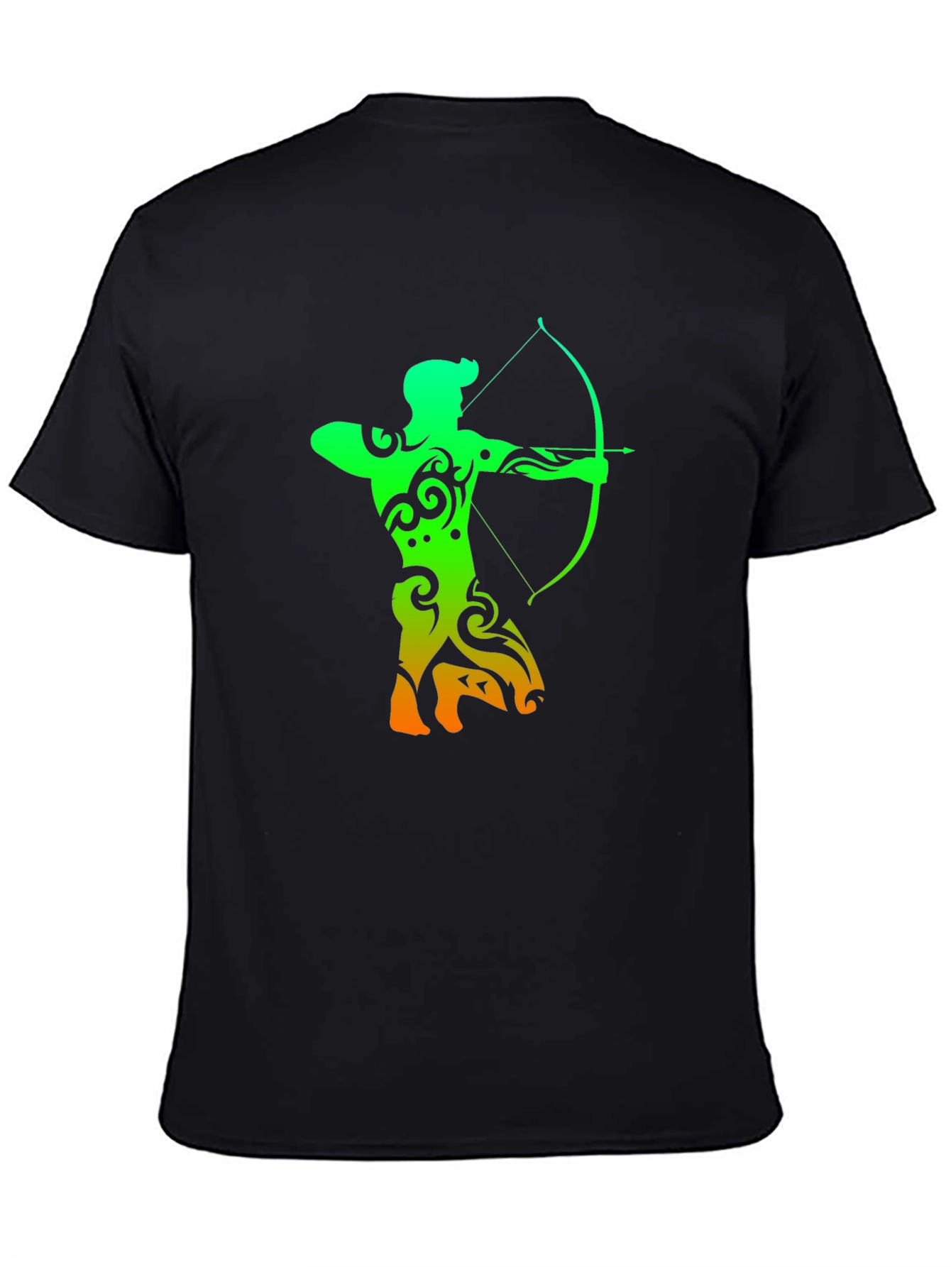 Archery Silhouette Graphic T-Shirt - Cool Archer Design