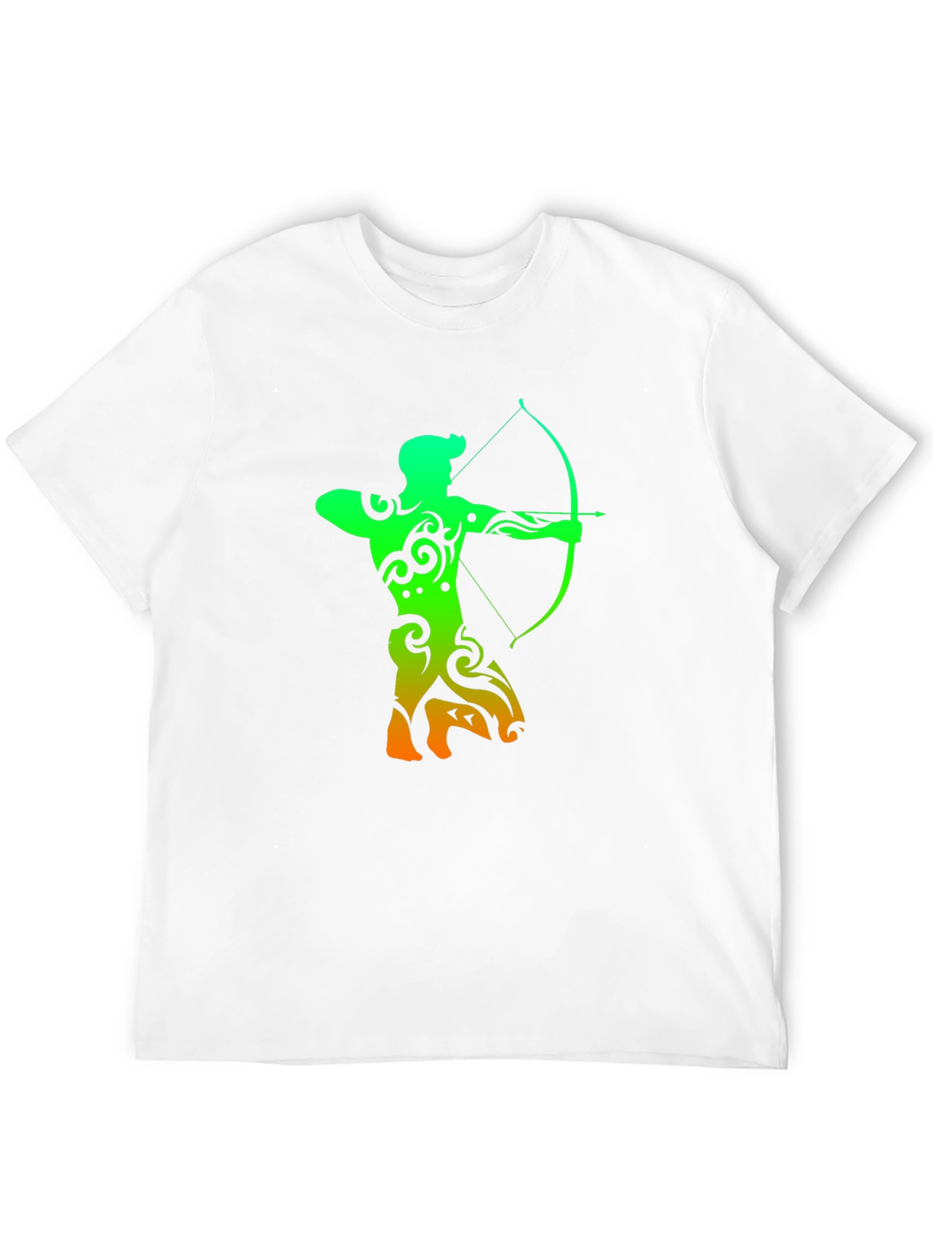 Archery Silhouette Graphic T-Shirt - Cool Archer Design