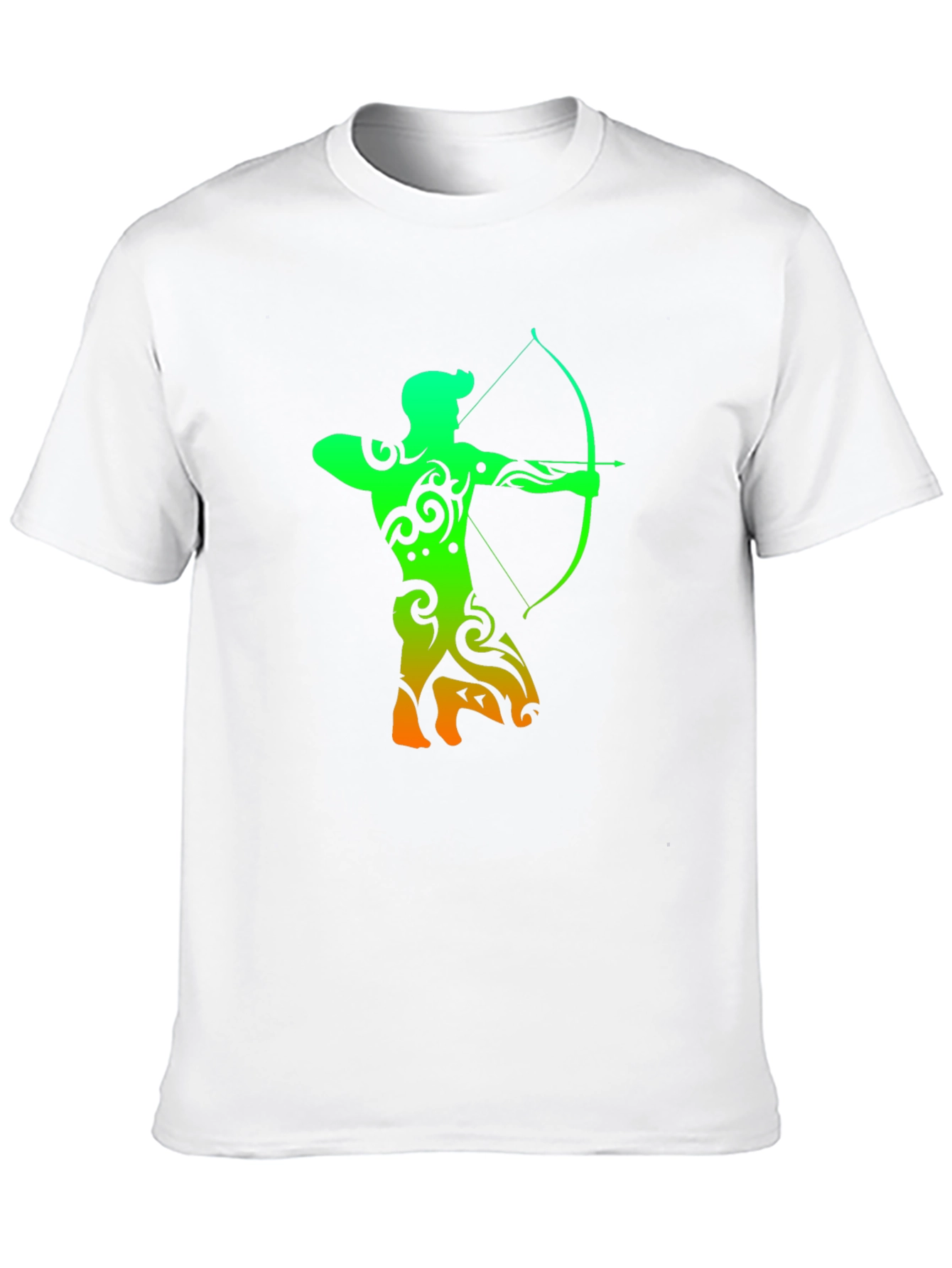 Archery Silhouette Graphic T-Shirt - Cool Archer Design