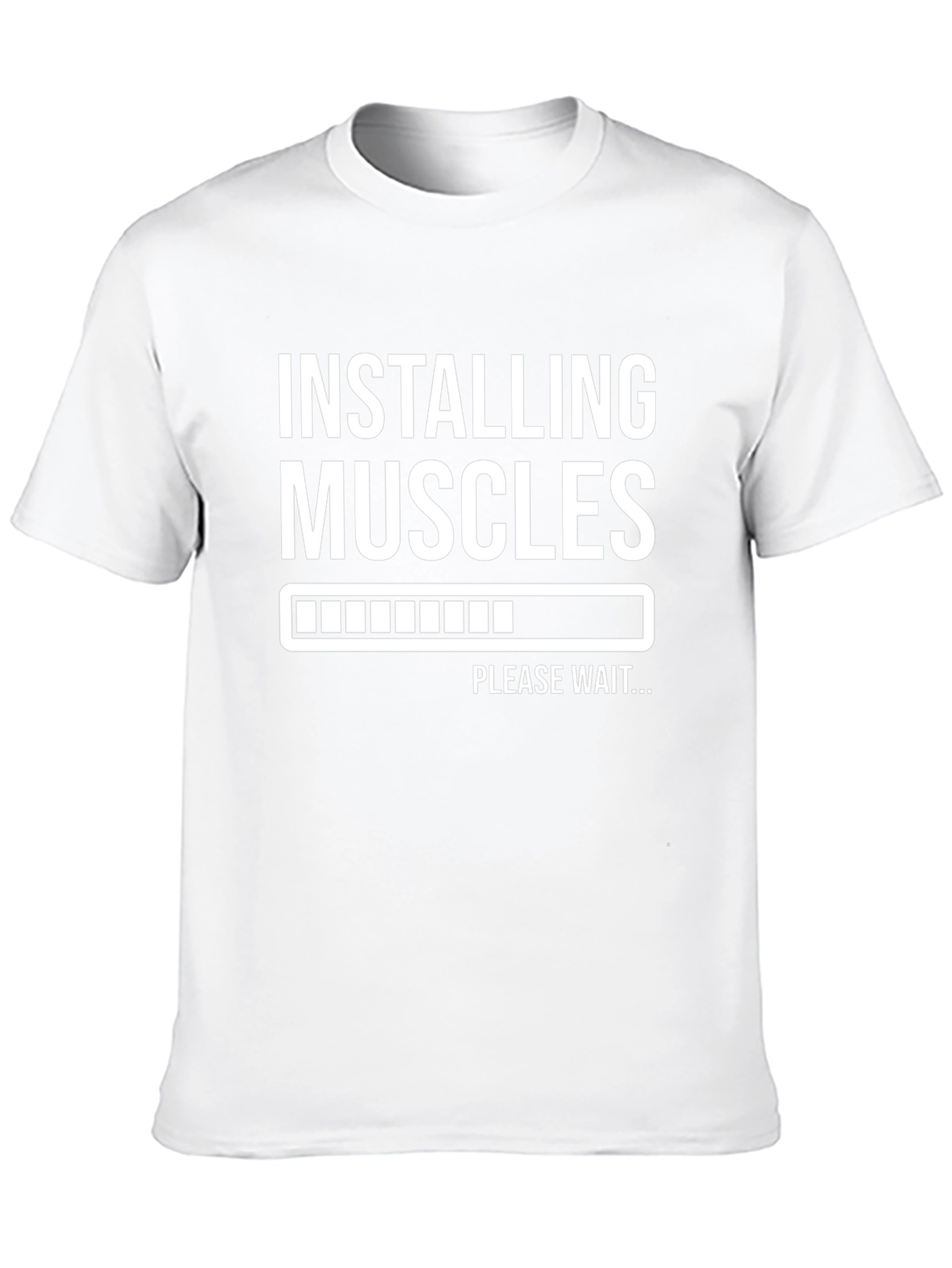 Installing Muscles Funny Workout T-Shirt
