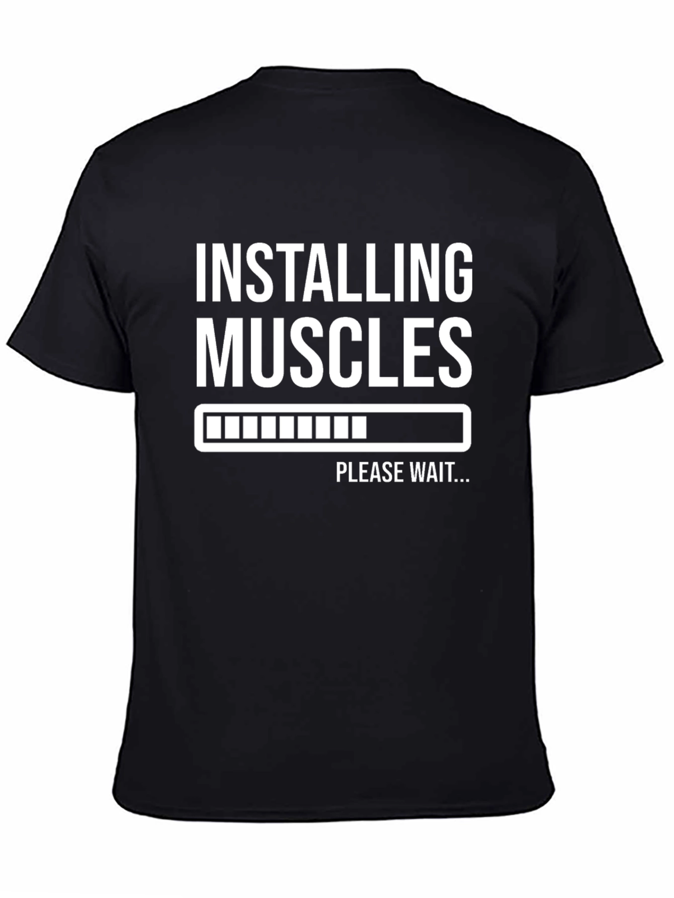 Installing Muscles Funny Workout T-Shirt