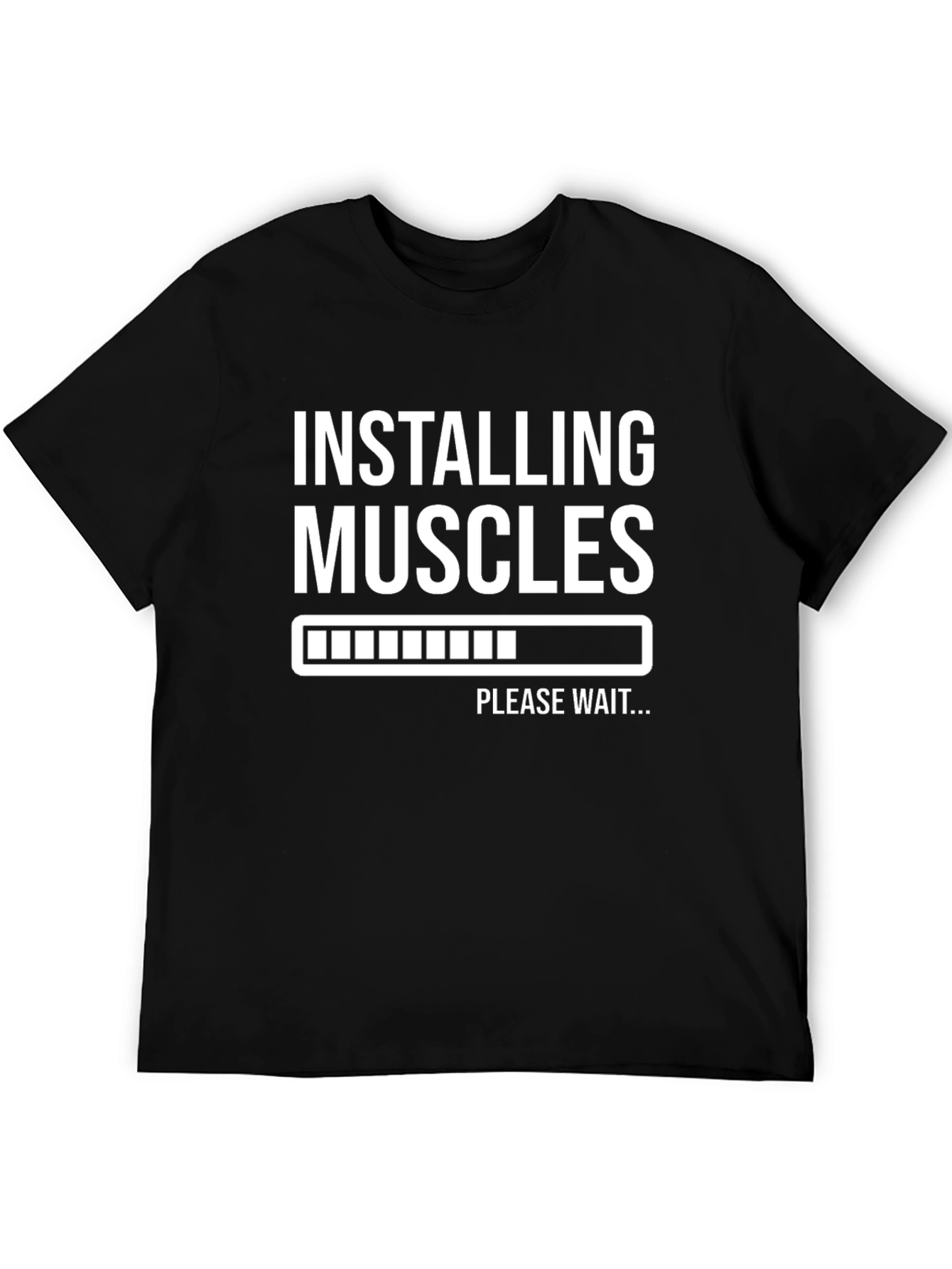 Installing Muscles Funny Workout T-Shirt