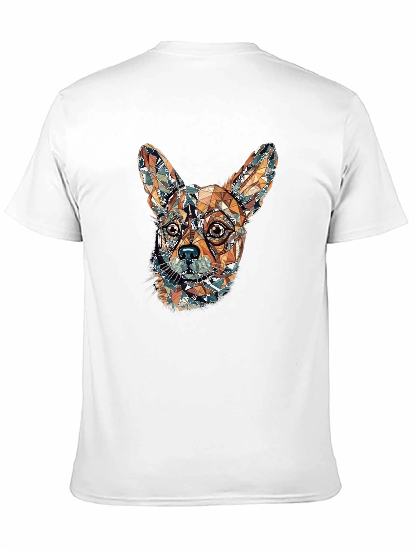 Geometric Chihuahua Graphic Tee - Stylish Dog Lovers Shirt