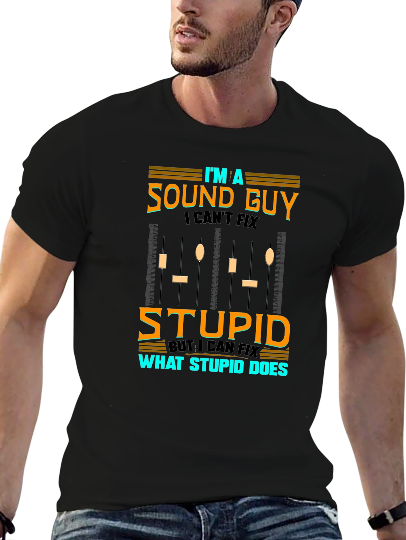 Im A Sound Guy Funny Graphic T-Shirt