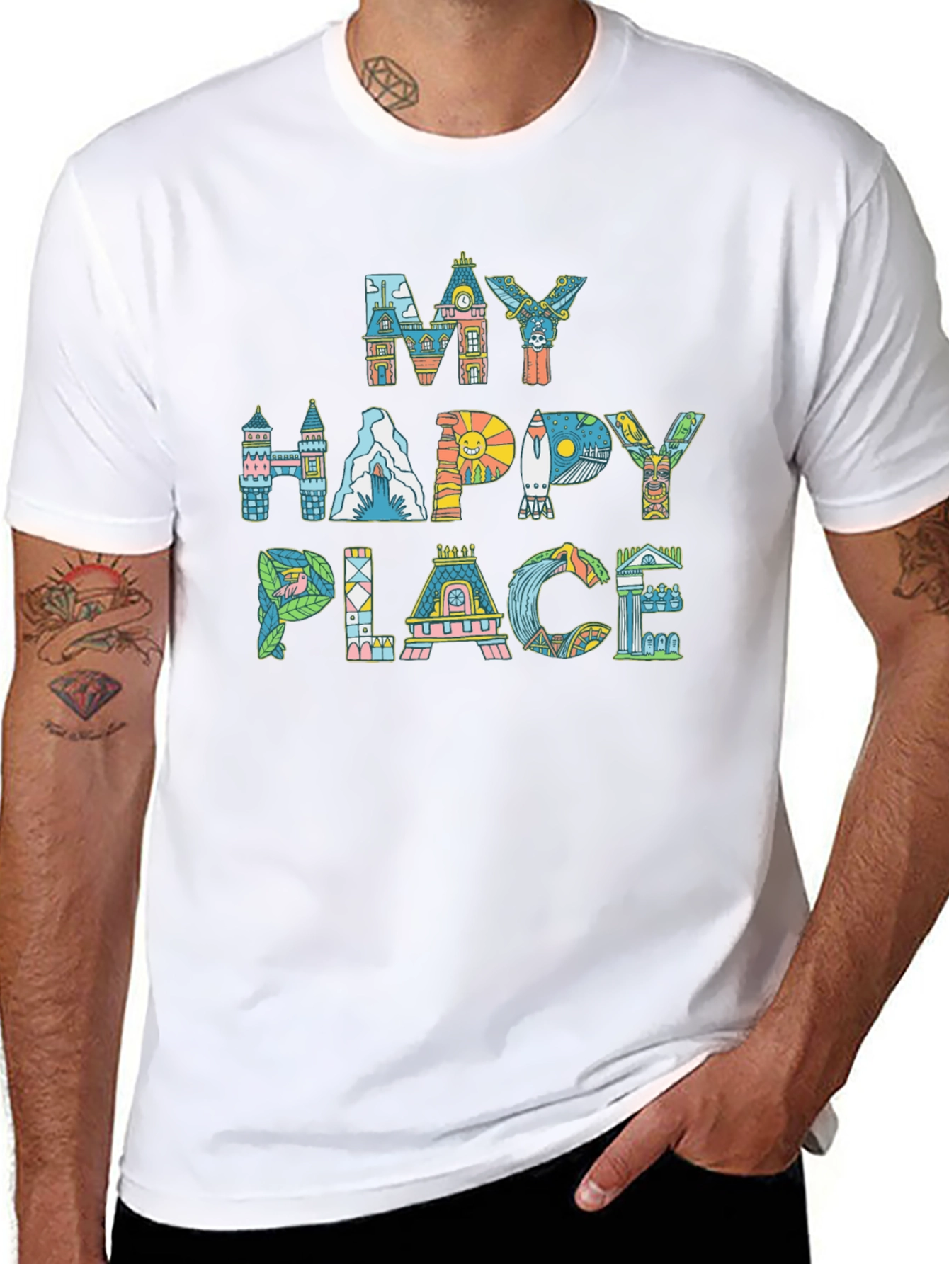 My Happy Place Graphic T-Shirt