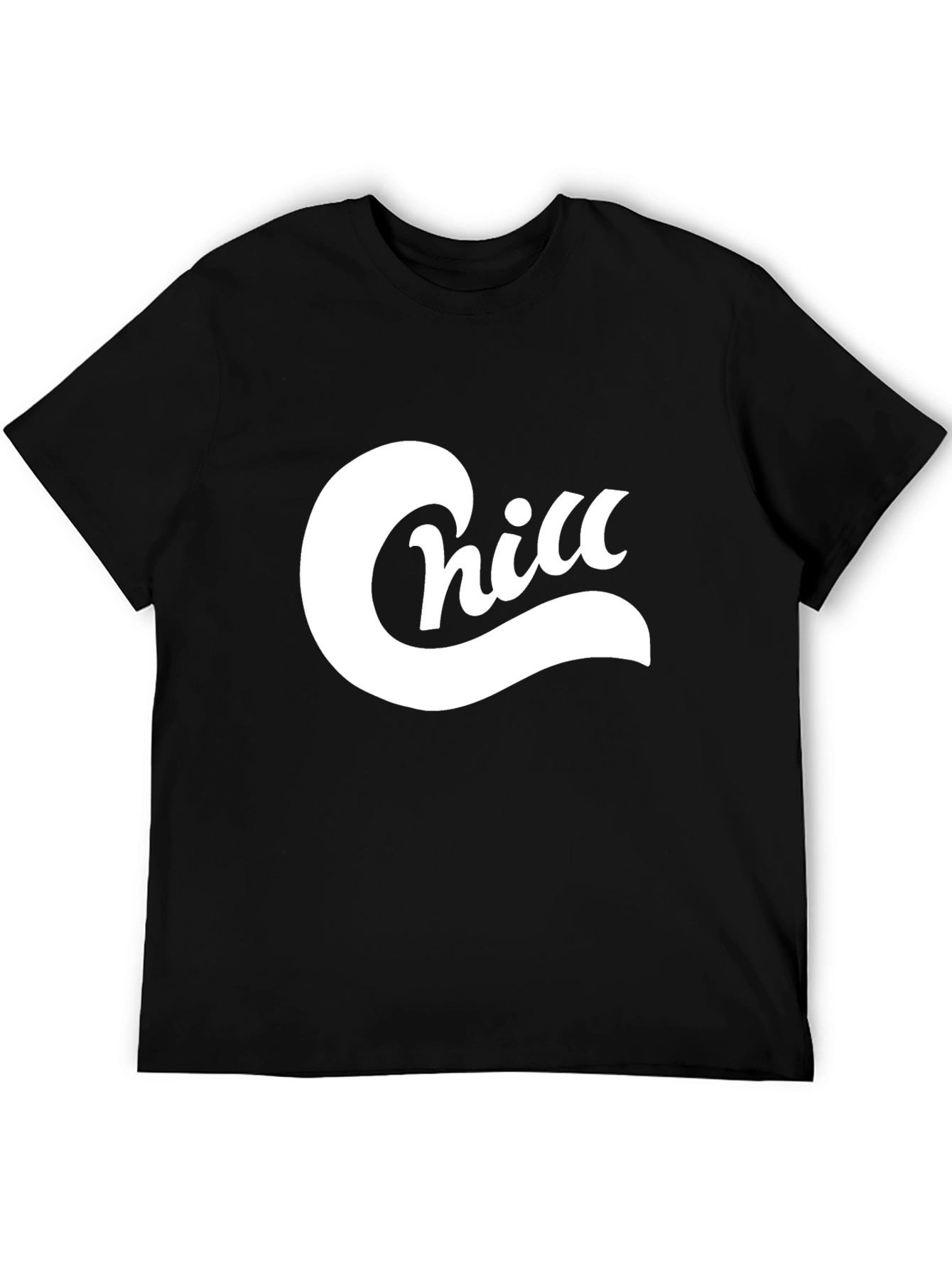 Chill Graphic Tee - Cool & Casual Black T-Shirt