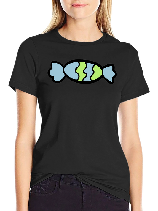 Candy Graphic T-Shirt - Black Cotton Tee
